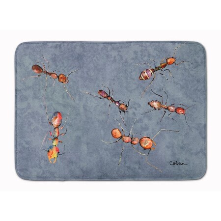 Carolines Treasures Ants Machine Washable Memory Foam Mat 8880RUG